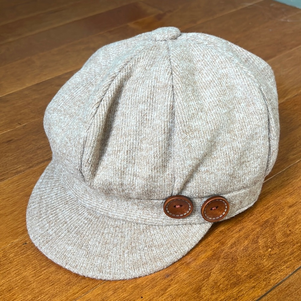 NWT David And Young Women's Brushed Knit Jersey Cabbie Hat OS - Picture 4 of 9